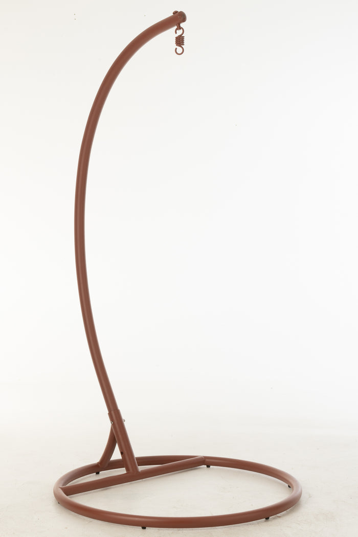 J-Line hangstoel Egga - metaal|koord - rood