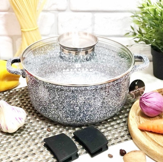 Kookpan|Braadpan met Deksel - 6,8 liter - 28 cm - Aluminium