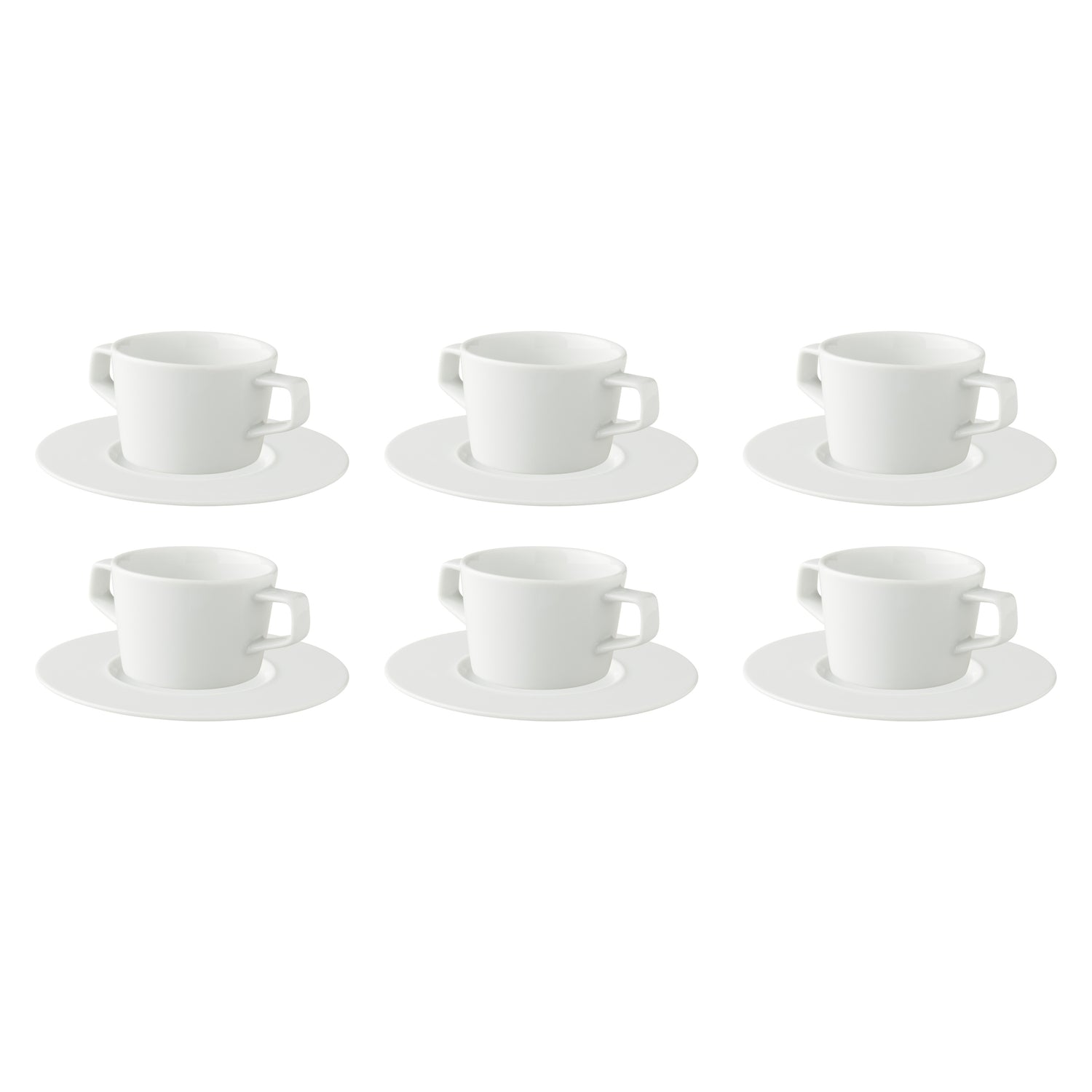 Palmer Soepkop en schotel White Delight 30 cl 10 cm Wit 6 stuks
