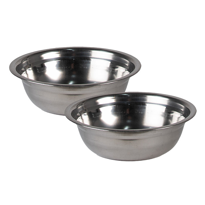 Clayre & Eef Voerbak hond 2x500 ml Bruin Hout