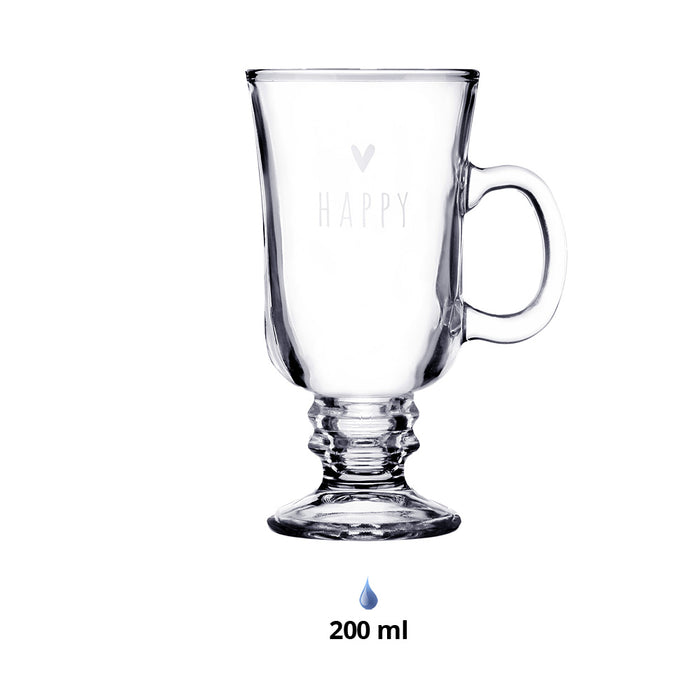 Clayre & Eef Theeglas 200 ml Glas Hart