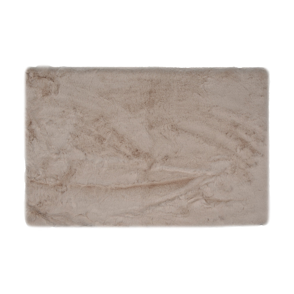 Clayre & Eef Badmat 40x60x2 cm Beige Polyester
