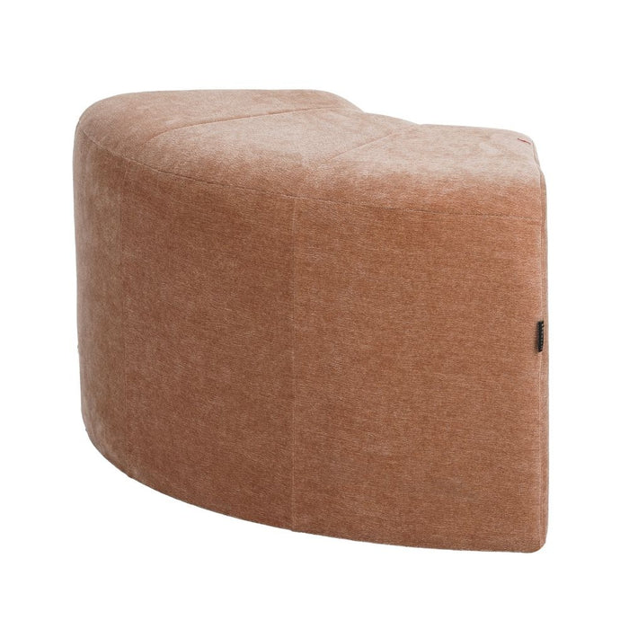 Bronx71 Modulaire hoekhocker Seth chenille terracotta