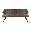 Fraaai Ramon eetkamerbank 180 cm geweven - taupe