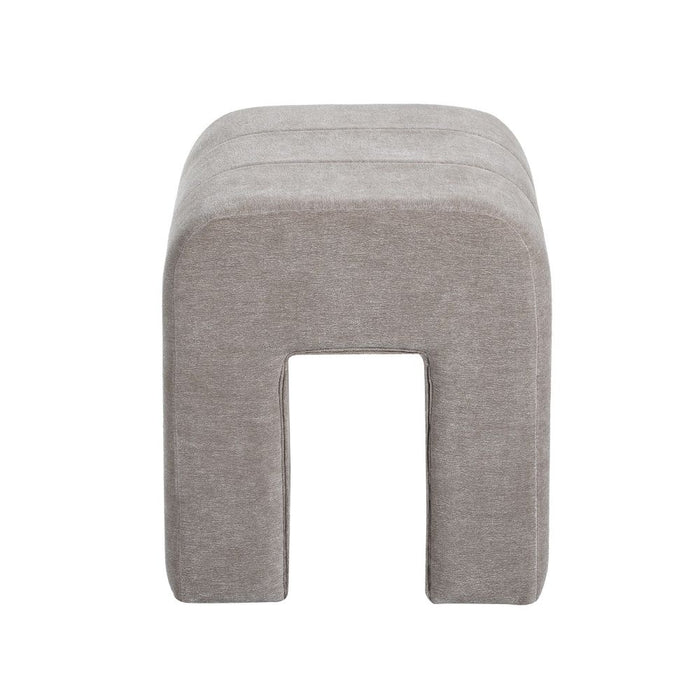 Bronx71 Modulaire hocker Seth chenille taupe