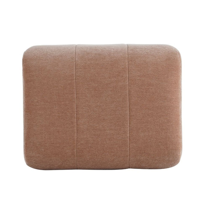Bronx71 Modulaire hocker Seth chenille terracotta