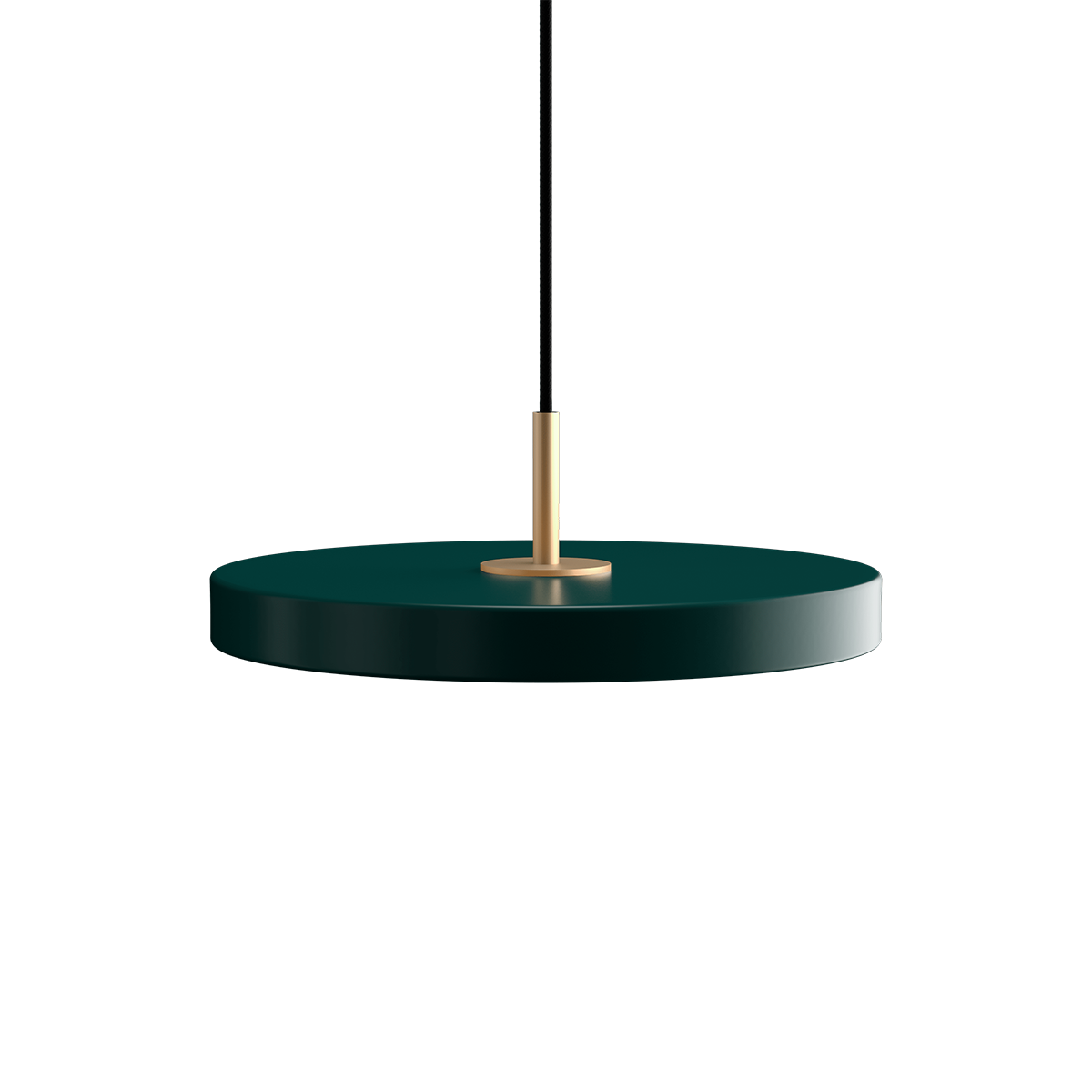 Umage Asteria Plus Mini hanglamp forest green - met koordset - Ø 31 cm