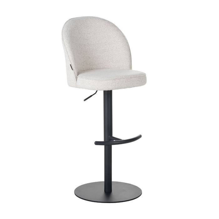 Bronx71 Barkruk Odin gemêleerde stof beige 63-83 cm