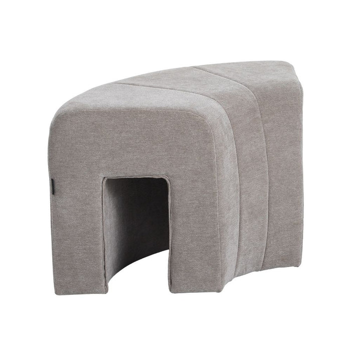Bronx71 Modulaire hoekhocker Seth chenille taupe
