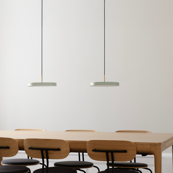 Umage Asteria Plus Mini hanglamp nuance olive - met koordset - Ø31 cm