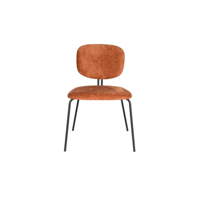 Puur Rahim eetkamerstoel - terracotta