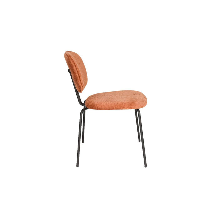 Puur Rahim eetkamerstoel - terracotta