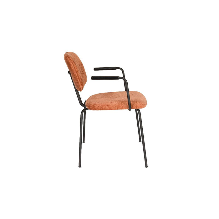 Puur Rahim armstoel - terracotta