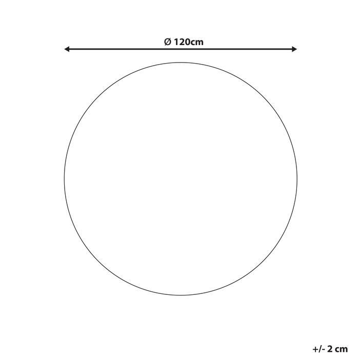 Beliani-GORISA-Kindervloerkleed-Lichtbeige-140 x 200 cm-Katoen