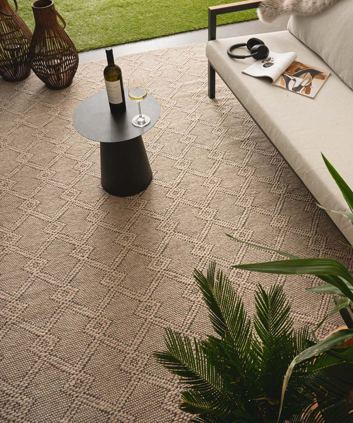 Nordic Weavers Buitenkleed - Var beige - 160x240 cm