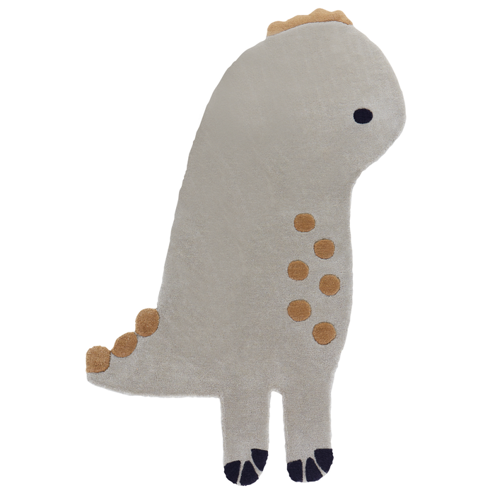 Beliani - DINO - Vloerkleed - Grijs - 100 x 160 cm - Wol