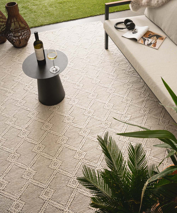 Nordic Weavers Buitenkleed - Var wit - 80x150 cm