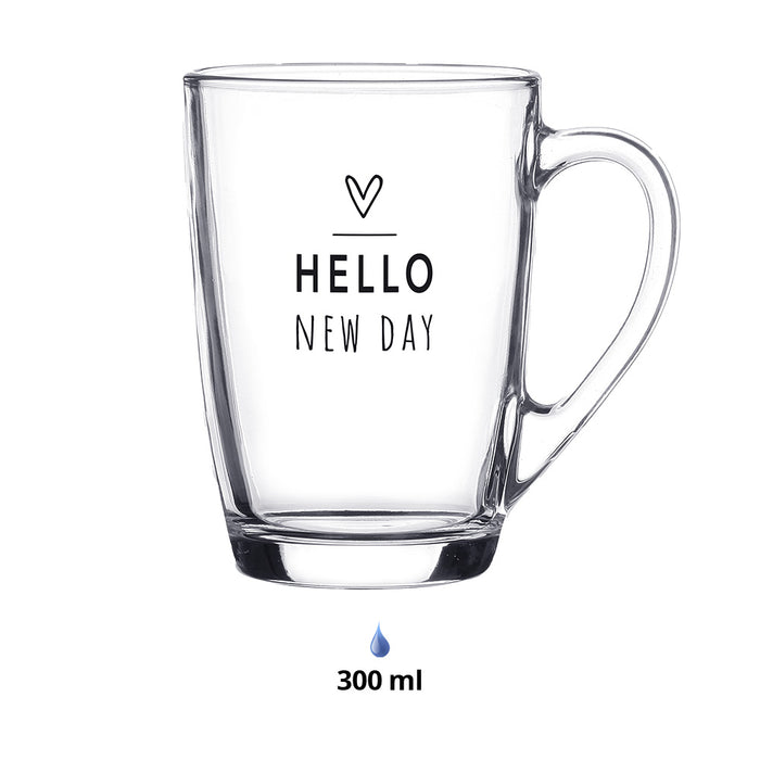 Clayre & Eef Theeglas 300 ml Glas Hart
