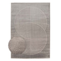 Nordic Weavers Scandinavisch vloerkleed - Contour Circle grijs -