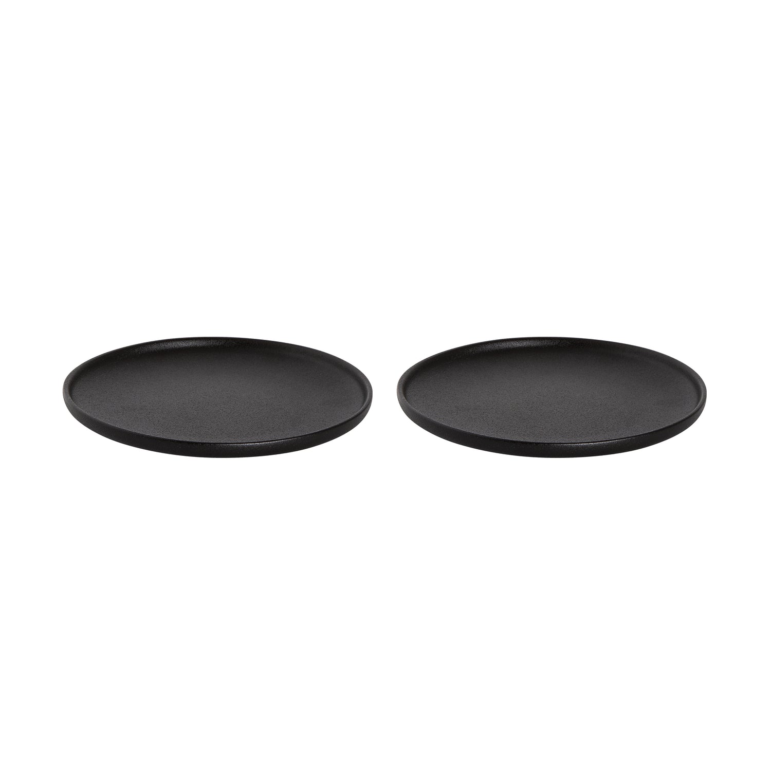 Maastricht Porselein Bord Universe 26 cm Zwart Porselein 2 stuks