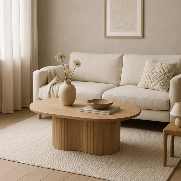 Giga Meubel - Salontafel Naturel Mangohout - 90x60x35cm - Ava