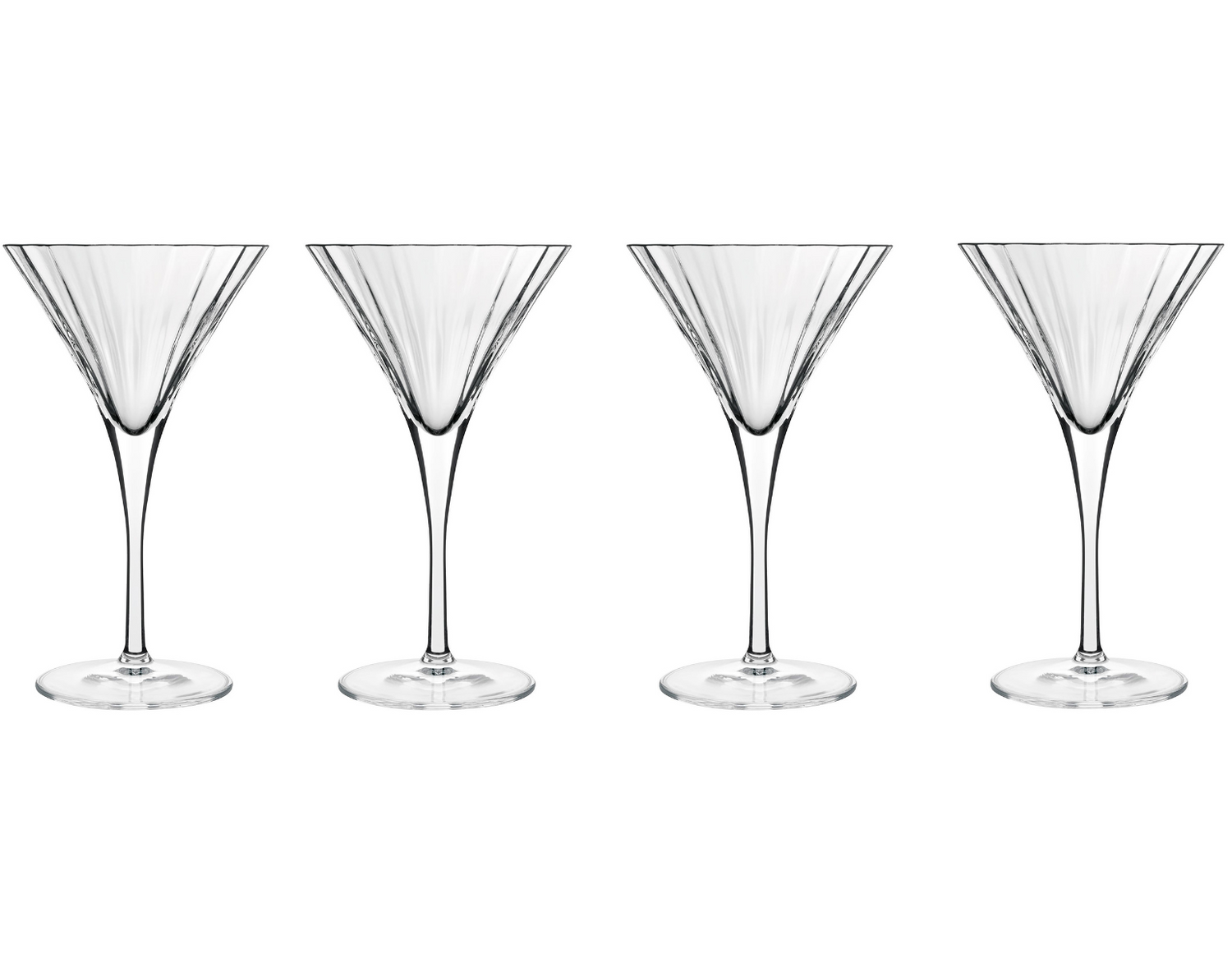 Luigi Bormioli Martiniglazen - Cocktailglazen - Bach - 260 ml - 4 stuks