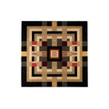 Bold Monkey Urban Maze Vloerkleed 160 x 160 cm - Meerkleurig