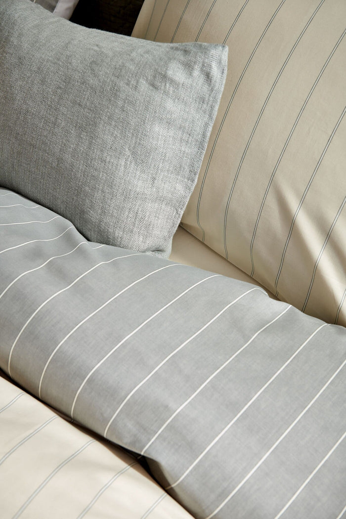 Dekbedovertrek Home Puglia Grey | 200 x 200|220 cm | Grijs | Katoen