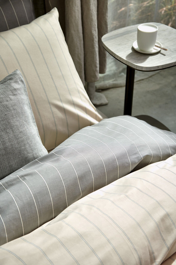 Dekbedovertrek Home Puglia Grey | 200 x 200|220 cm | Grijs | Katoen