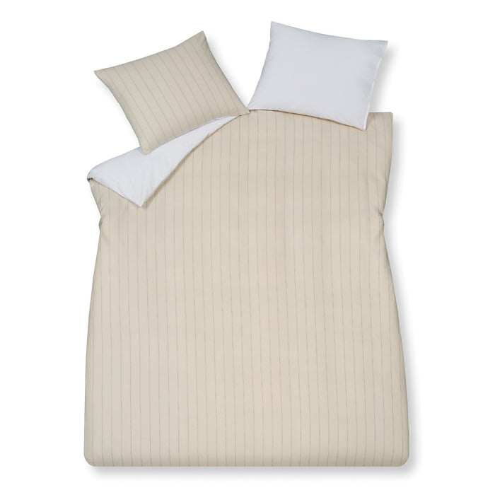 Dekbedovertrek Home Puglia Cream Tan | 140 x 200|220 cm | Beige