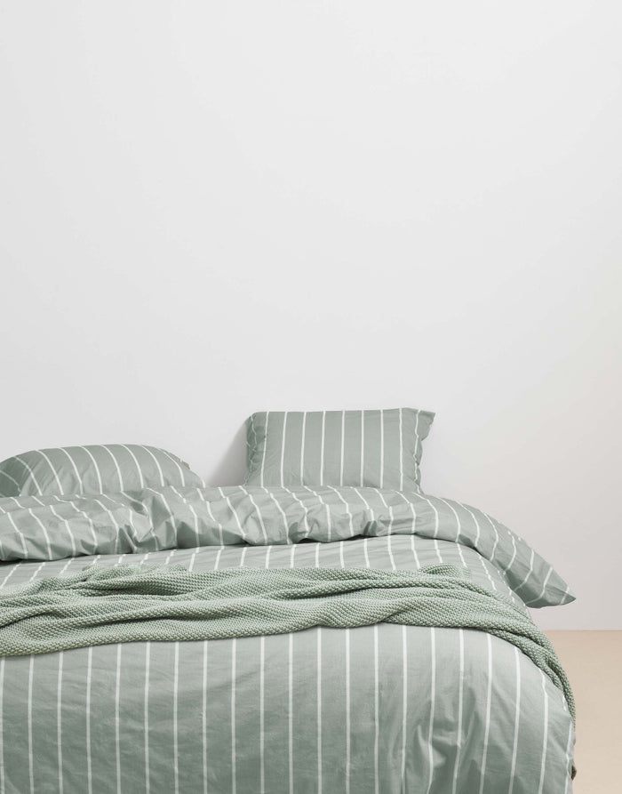 Marc O'Polo Dekbedovertrek Hennep Tencel Torsken - smoke green