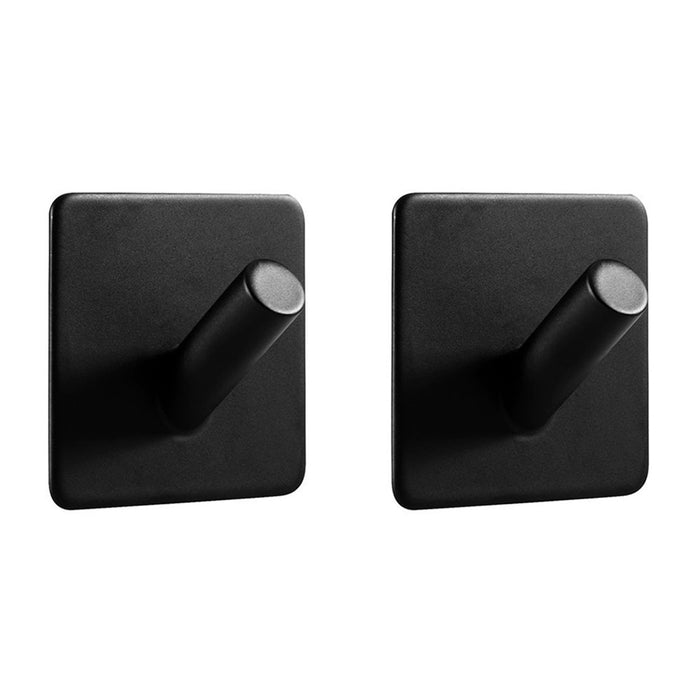 XIVADA Toilet accessoires set - 4 delig - Zonder boren - Rvs - Zwart