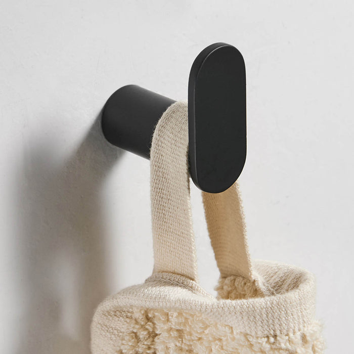 XIVADA Toiletset - Toiletborstel - Wc rolhouder - Handdoekhaakjes