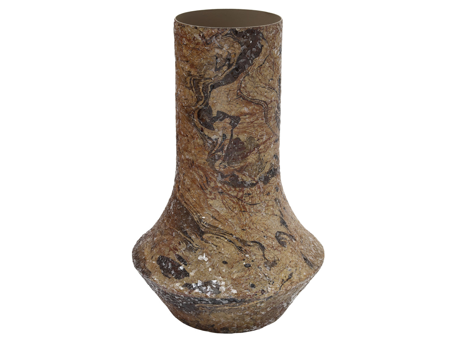 present time - Vase Mosaic Marble