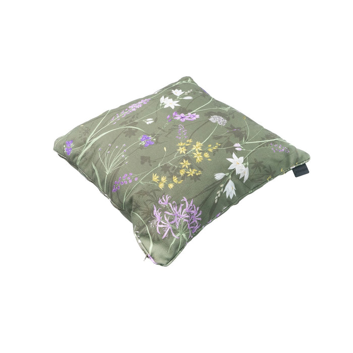 Madison - Sierkussen Donna green canvas eco - Ca. 50x50 cm - Set van 4