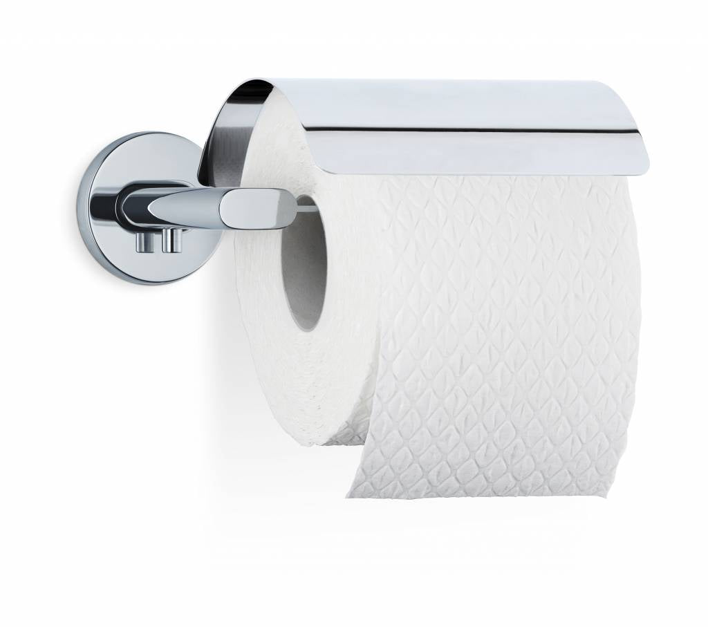 Areo Toiletrolhouder Met Klep | Grijs