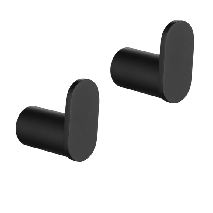 XIVADA Toilet accessoires set - 4 delig -  Rvs - Zwart