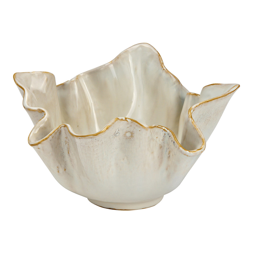 SVJ Schaal Kom - 21x22x12 cm - Keramiek - Beige