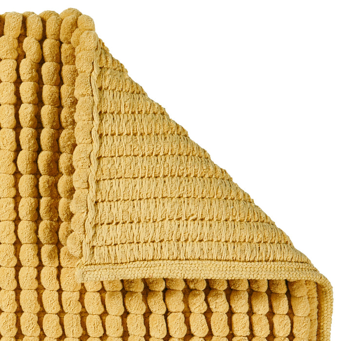 Axel Badmat Ochre | 60x60 cm | Geel | Goud | Katoen | Polyester