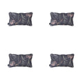 Madison - Sierkussen Donna grey canvas eco - Ca. 30x50cm - Set van 4