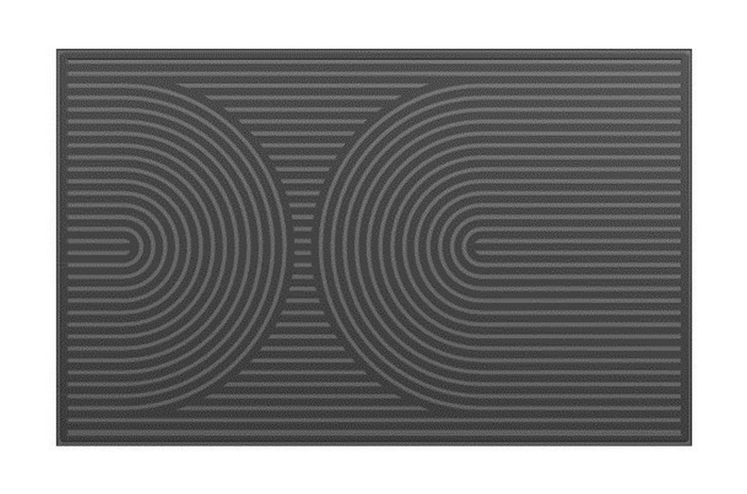 MD Entree - Deurmat - Ribmat - Curves - Archy - Anthra - 50 x 80 cm -