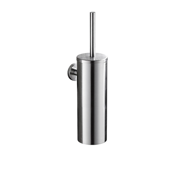 XIVADA Toiletborstel Mura - Met houder - Boren - Rvs - Zilver