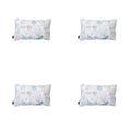 Madison - Sierkussen Donna azure canvas eco - Ca. 30x50 cm - Set van 4