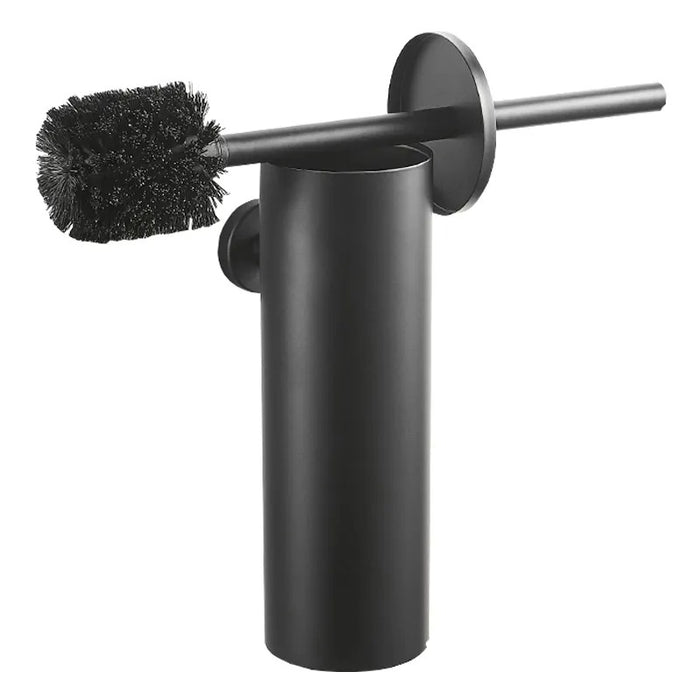 XIVADA Toiletset - Wc Rolhouder - Handdoekhaak - Toiletborstel - Zwart