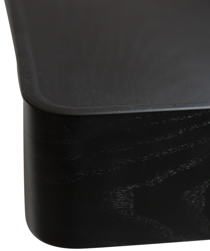 Dan-Form Protopia Zwart Essenhout Wandplank