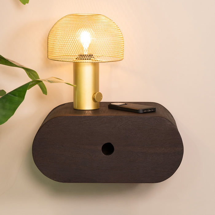 LABEL51 - Wandconsole Rise - Espresso Mangohout