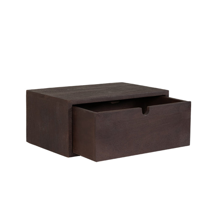 LABEL51 - Wandconsole Hover - Espresso Mangohout