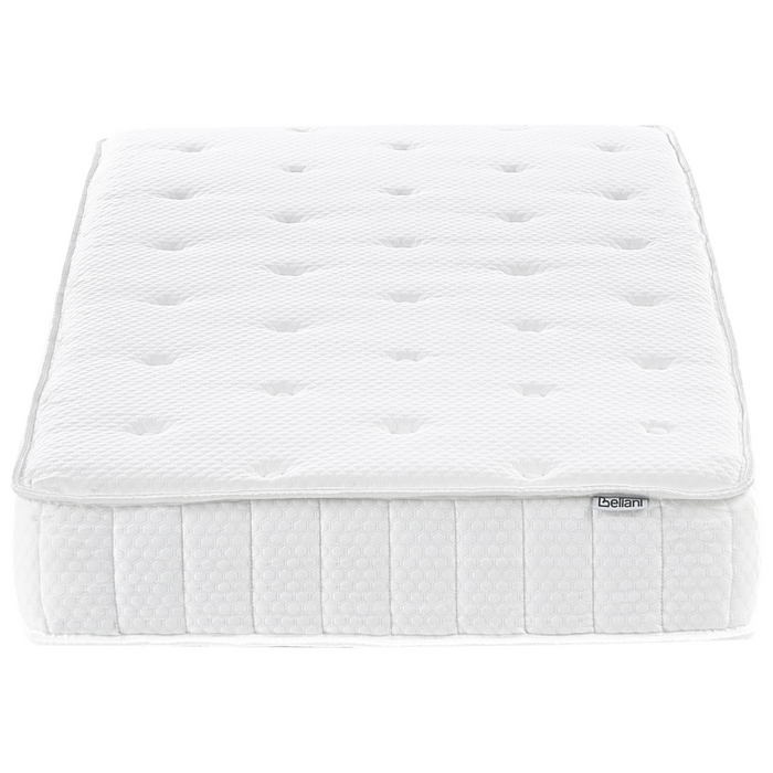 Beliani - DUO - Pocketveringmatras - Wit - 80 x 200 cm - Polyester
