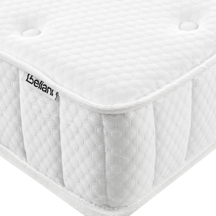 Beliani - DUO - Pocketveringmatras - Wit - 80 x 200 cm - Polyester