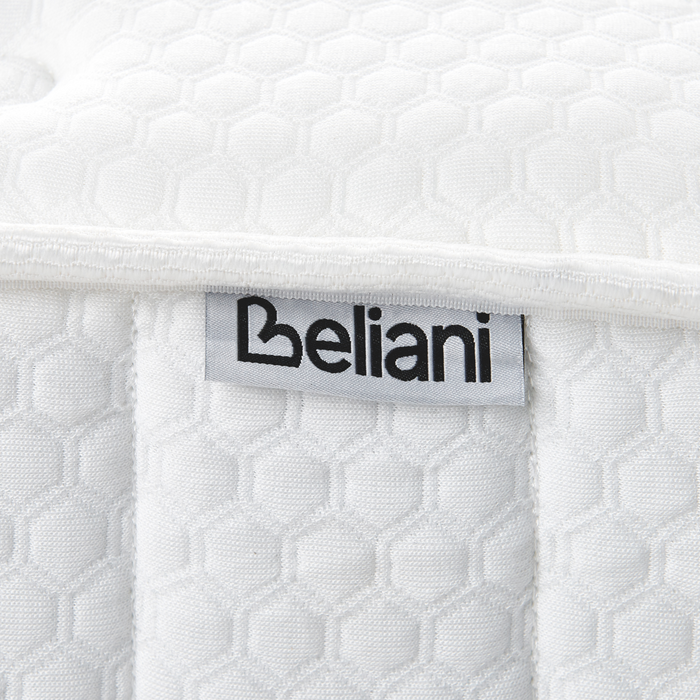 Beliani - DUO - Pocketveringmatras - Wit - 80 x 200 cm - Polyester